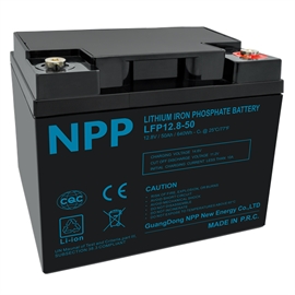 NPP Power Lithiumbatteri 12V/50Ah (Bluetooth)